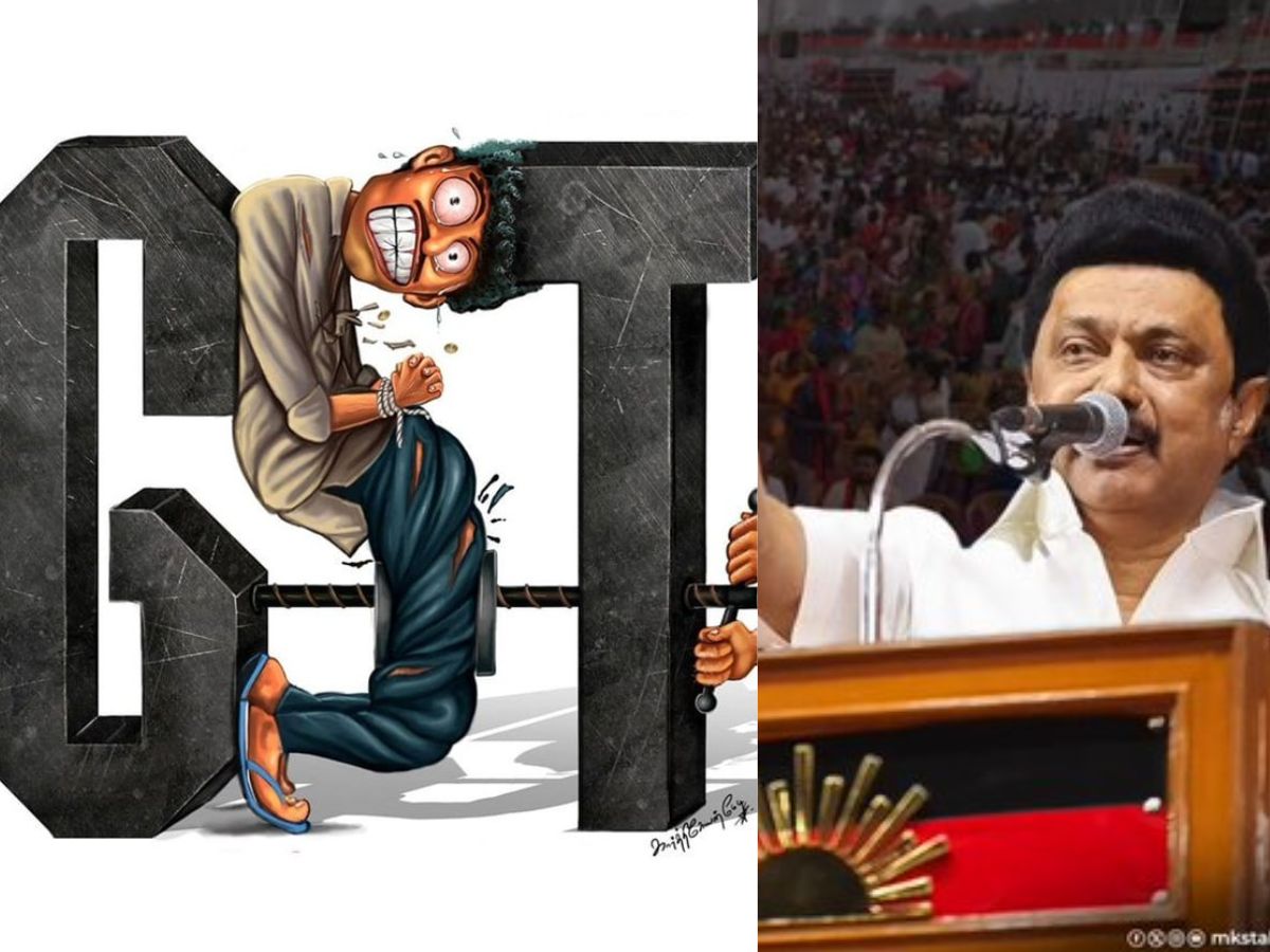 MK Stalin: “வரி அல்ல-வழிப்பறி” GST குறித்து முதலமைச்சர் ஸ்டாலின் ட்வீட்! MK Stalin: “வரி அல்ல-வழிப்பறி” GST குறித்து முதலமைச்சர் ஸ்டாலின் ட்வீட்!
