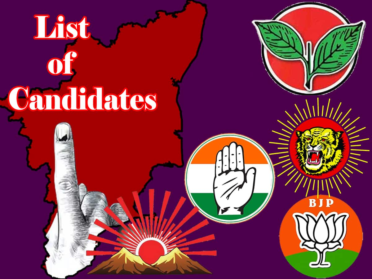 Who Is Contesting Which Constituency Full List Of Candidates For Tamil