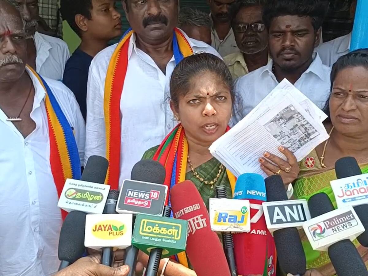 பணப்பட்டுவாடா செய்கிறீர்களா... திமுக கவுன்சிலரை கேள்விகளால் துளைத்த பாமக வேட்பாளர் திலகபாமா