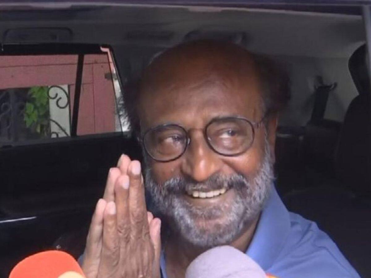 Rajinikanth : மோடியின் குறித்த கேள்விக்கு பதிலளிக்க மறுத்த ரஜினி! கையெடுத்து கும்பிட்டார்..