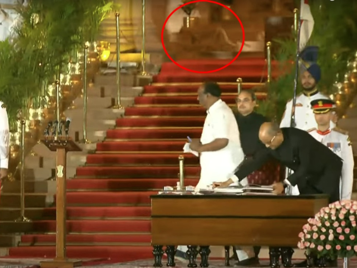 'சிறுத்தை இல்லை வீட்டுப் பூனை தான்...' மோடி பதவியேற்பில் வைரலான வீடியோவுக்கு போலீசார் விளக்கம்! 'சிறுத்தை இல்லை வீட்டுப் பூனை தான்...' மோடி பதவியேற்பில் வைரலான வீடியோவுக்கு போலீசார் விளக்கம்!