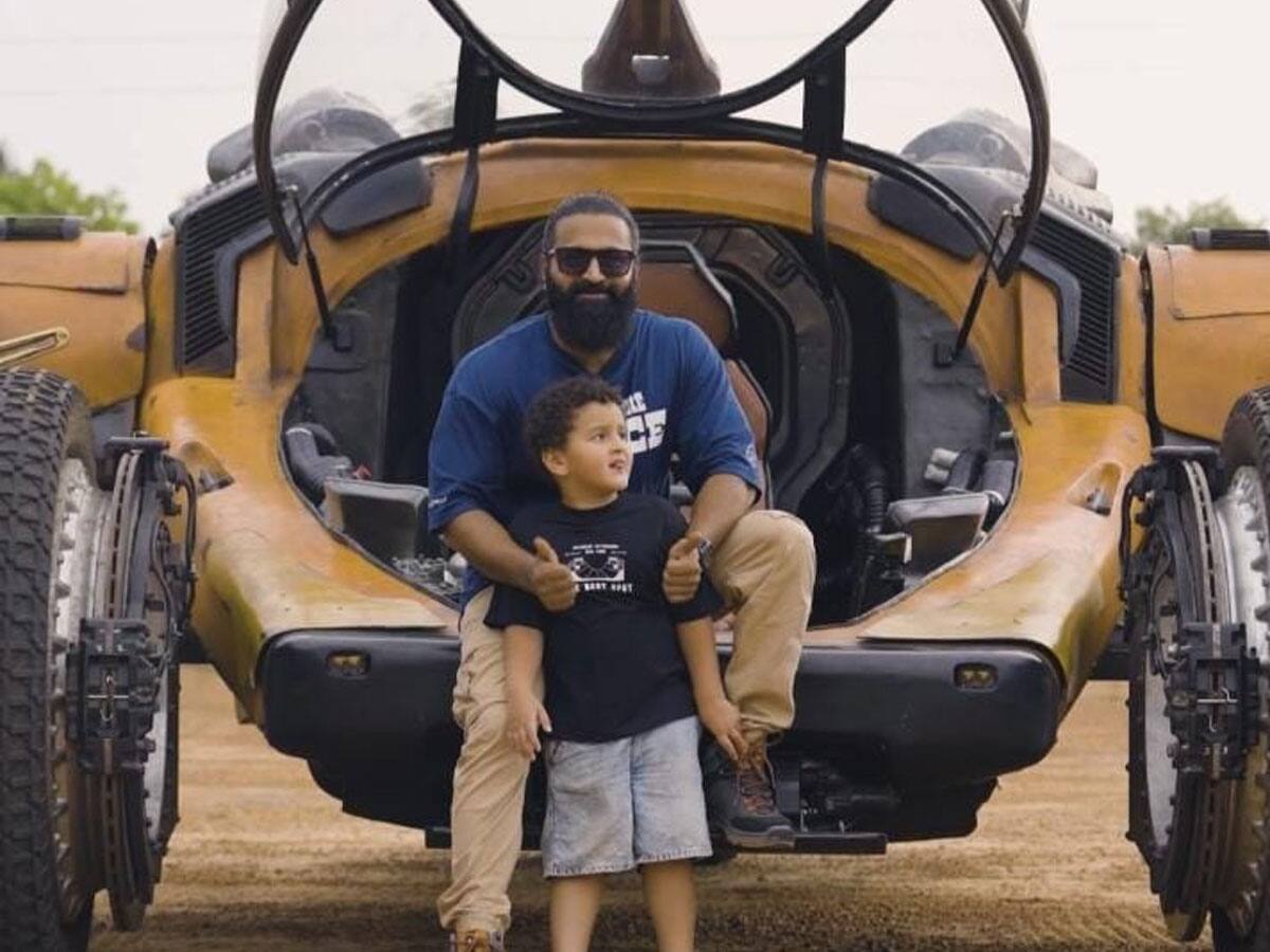 'கல்கி 2898 கிபி'  பட புஜ்ஜி வாகனத்தை ஓட்டிய, காந்தாரா புகழ் ரிஷப்ஷெட்டி