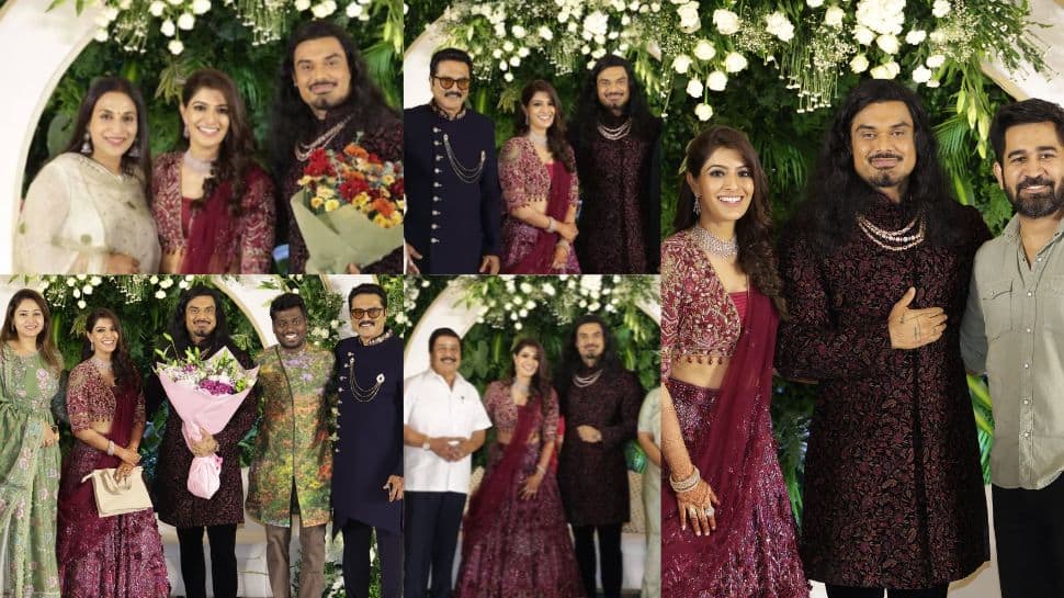 Actress Varalaxmi Sarathkumar Nicholai Sachdev Wedding Reception Photos  With Celebrities Ar Rahman MK Stalin Aishwarya Rajinikanth | Varalaxmi  Sarathkumar வரலக்‌ஷ்மியை வாழ்த்திய திரை பிரபலங்கள் ரிசப்ஷன் ...