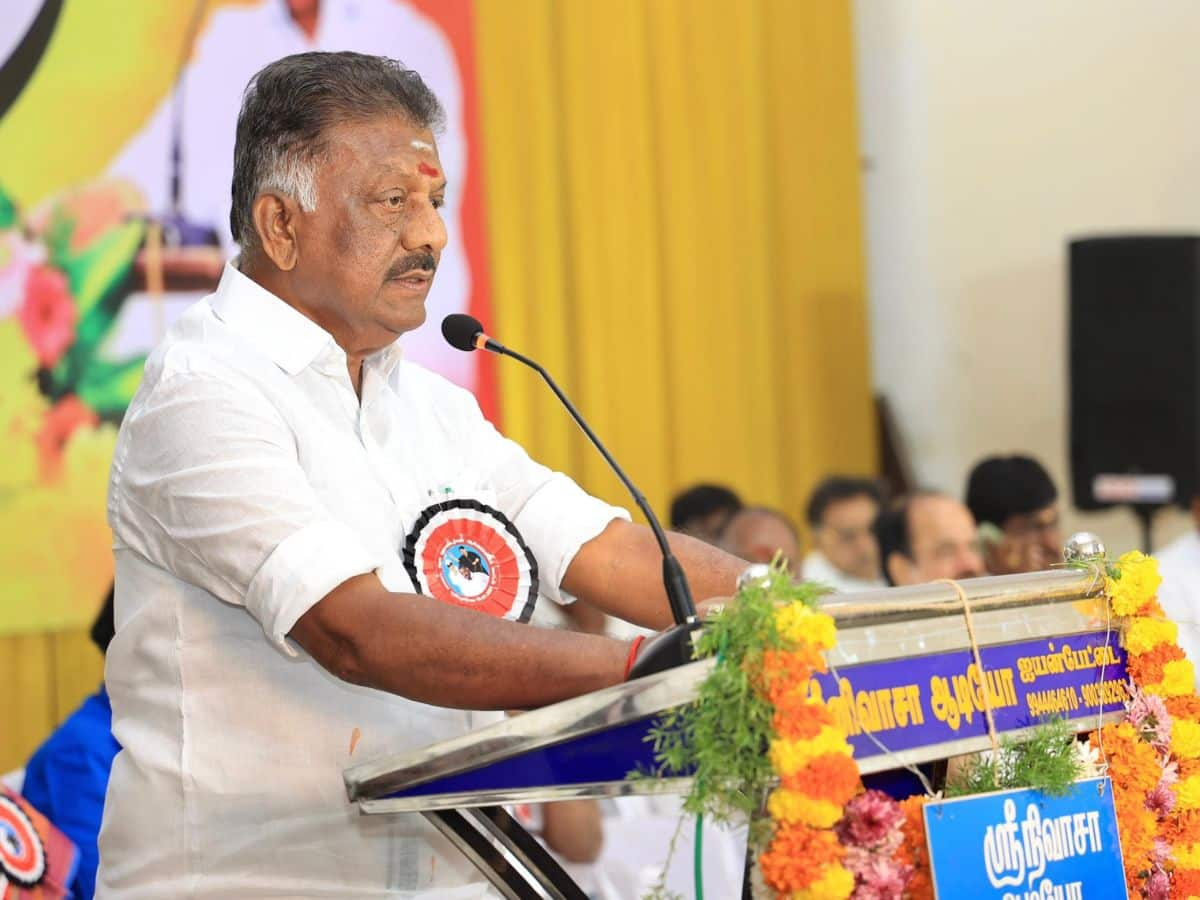 O Panneerselvam Responds to ADMK Former Minister Jayakumar: ‘No Good ...