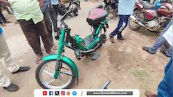 இது என்ன வண்டி...! வியப்பை ஏற்படுத்திய புதிய படைப்பு!