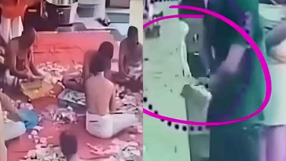 கோவிலில் உண்டியல் காணிக்கையை திருடும் நபர்! வைரலாகும் வீடியோ!
