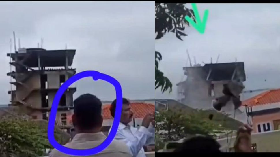 கண் இமைக்கும் நேரத்தில் கபாலென சரிந்து விழுந்த கட்டிடம்!! வைரல் வீடியோ.. கண் இமைக்கும் நேரத்தில் கபாலென சரிந்து விழுந்த கட்டிடம்!! வைரல் வீடியோ..