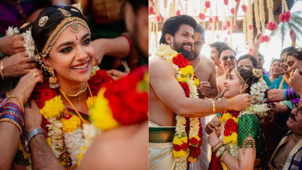 கீர்த்தி சுரேஷ் திருமண புகைப்படம் 