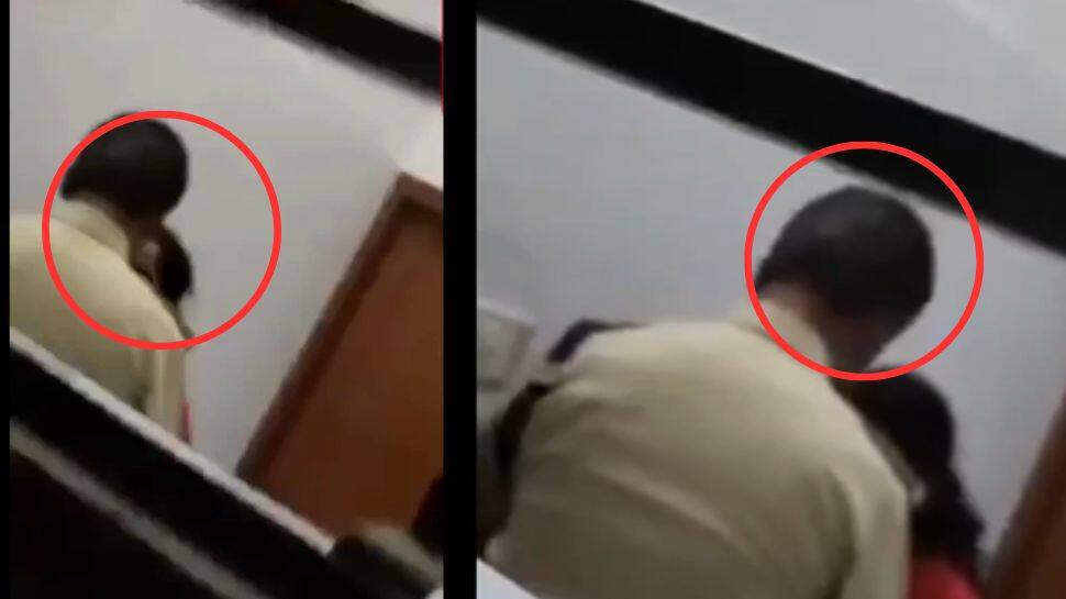 காவல் நிலைய கழிவறையில் பெண்ணிடம் சில்மிஷம் செய்த காவலர்! வைரலான வீடியோவால் பரபரப்பு..