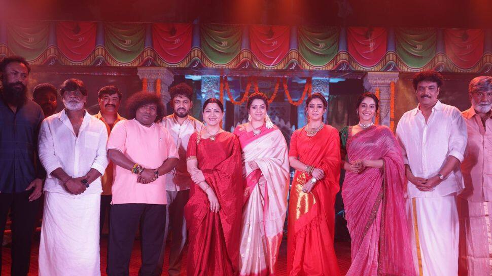 சாமி கதையில் இத்தனை நட்சத்திரங்களா? மூக்குத்தி அம்மன் 2 பட நடிகர்களின் லிஸ்ட்..