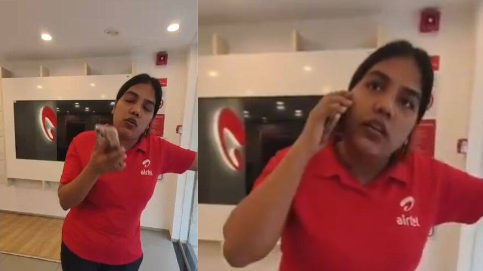 தீராத மொழிப்பிரச்சனை! ஏர்டெல் நிறுவன ஊழியரின் பரபரப்பு வீடியோ..