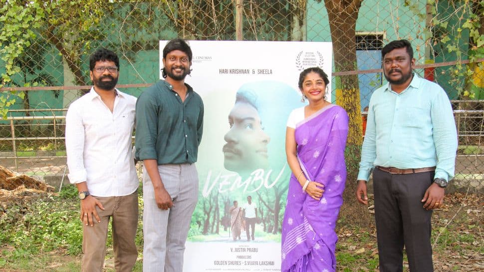 வேம்பு படக்குழு பங்கேற்ற உலக சாதனை விழா! வித்தியாசமான பட ப்ரமோஷன்..