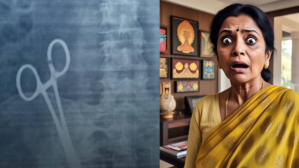 பெண்ணின் வயிற்றில் 17 வருடங்களாக இருந்த 2 கத்தரிக்கோல்கள்! விநோத வைரல் செய்தி..