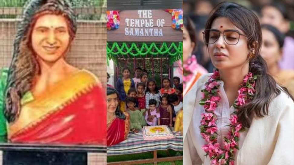 சமந்தாவுக்கு கோவில்.. குடும்பத்துடன் வழிப்படும் வெறித்தனமான ரசிகர்கள்