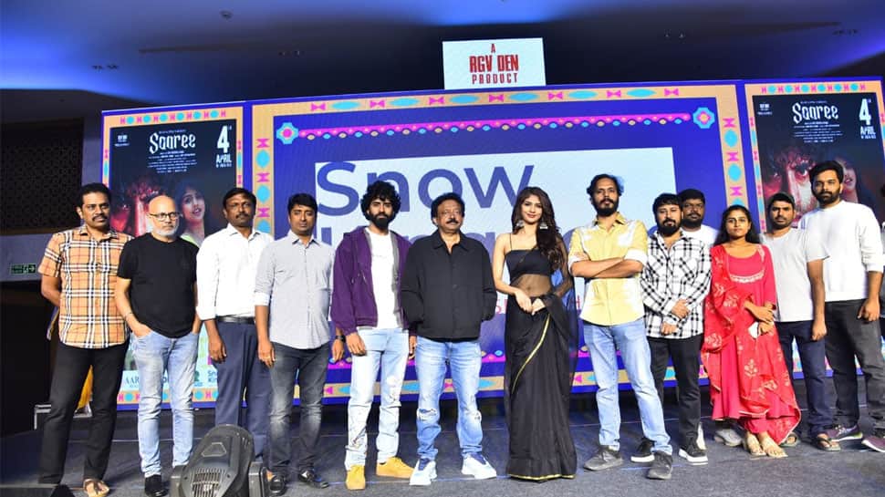 ராம் கோபால் வர்மாவின் சாரி.. பிரம்மாண்டமாக நடைபெற்ற ப்ரீ ரிலீஸ் நிகழ்வு