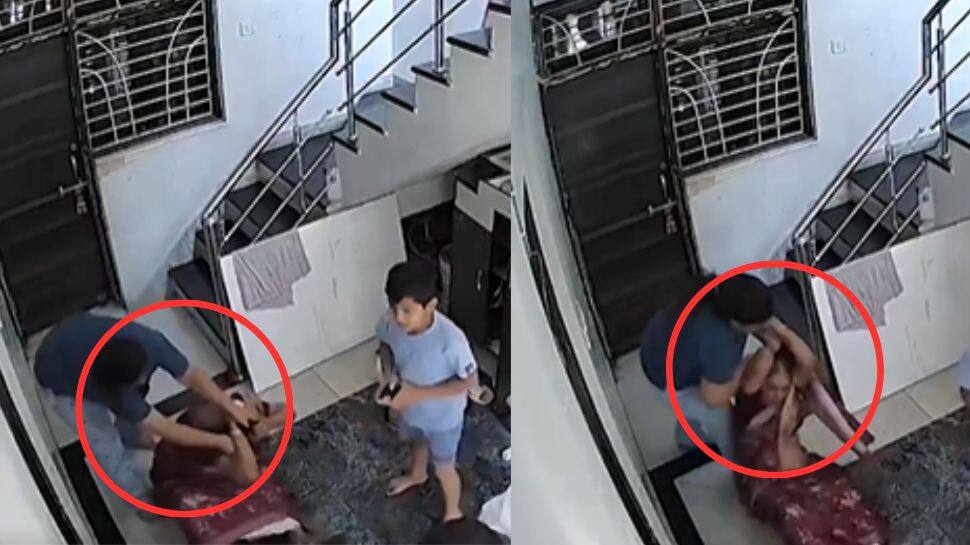 வயதான மாமியாரை ஈவு இரக்கமின்றி தாக்கிய மருமகள்! வைரலாகும் சிசிடிவி காட்சிகள்..