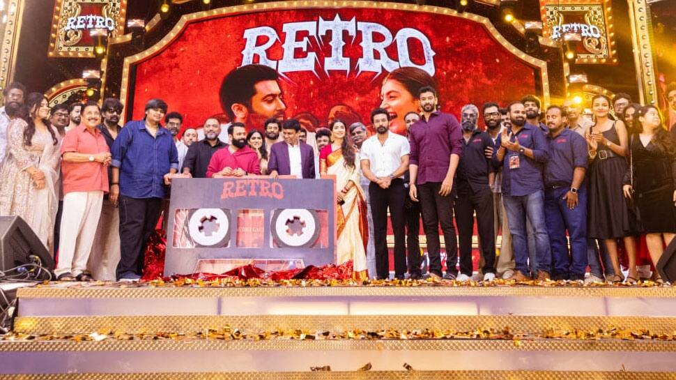 சூர்யா நடிக்கும் 'ரெட்ரோ' படத்தின் இசை மற்றும் டிரெய்லர் வெளியீட்டு விழா