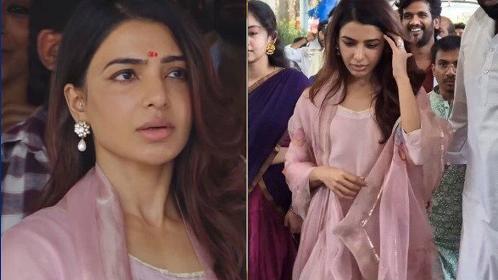 திடீரென திருப்பதி கோவிலுக்கு நடிகை சமந்தா விசிட்.. யாருடன் தெரியுமா?