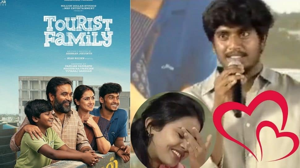 “அகிலா ஐ லவ் யூ..” டூரிஸ்ட் ஃபேமலி இயக்குரின் க்யூட் காதல் ப்ரப்போசல்! வைரல் வீடியோ..