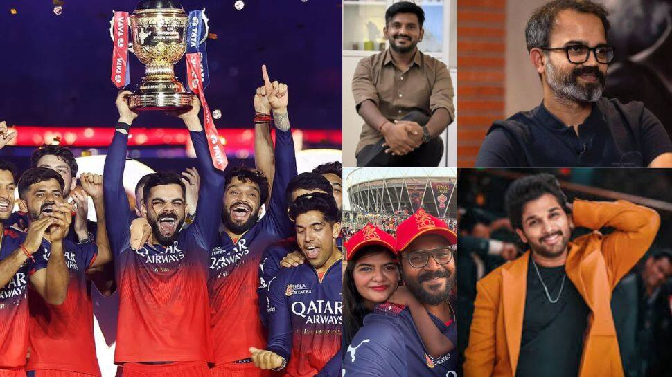 RCB வெற்றியை கொண்டாடிய பிரபலங்கள்! வைரலாகும் அவர்களின் ரியாக்ஷன்ஸ்..