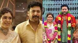 கழுத்தில் மாலை..கோயிலில் கெனிஷா-ஜெயம் ரவி! வைரலாகும் போட்டோ..