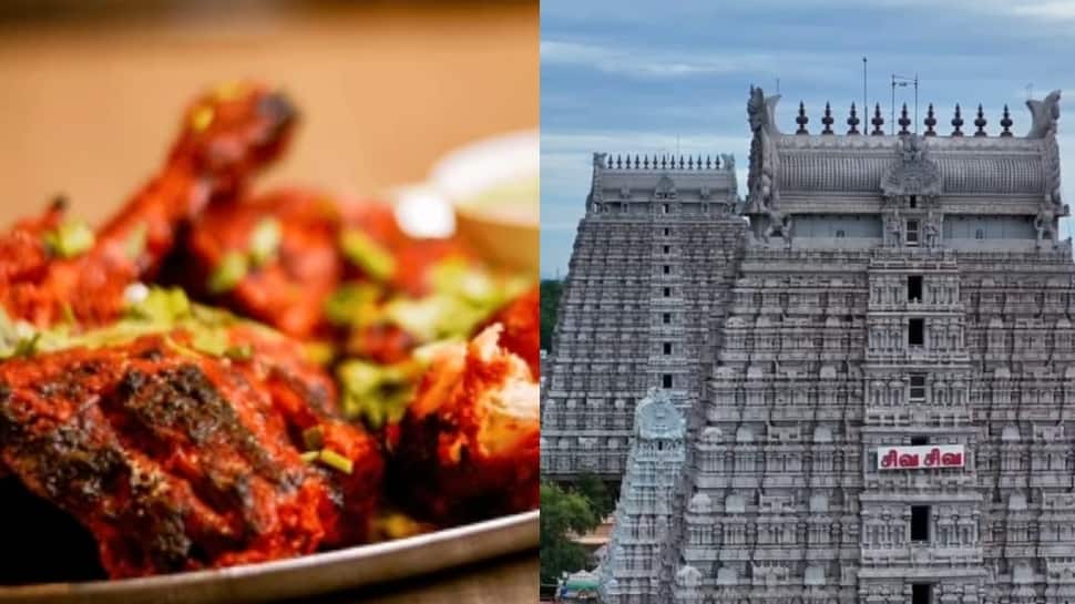 அருணாசலேஸ்வரர் கோவிலில் அதிர்ச்சி சம்பவம்! அசைவம் சாப்பிட தம்பதி கைது?