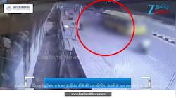 பைக்கில் பேருந்தை முந்த முயன்றபோது நடந்த விபரீதம்