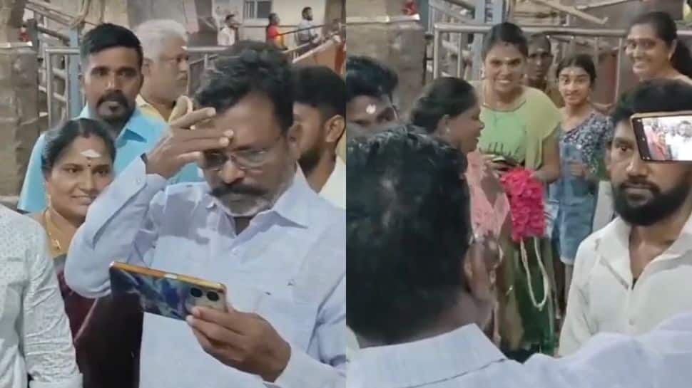 செல்பி கேட்ட தம்பதி.. உடனே திருநீரை அழித்த திருமாவளவன்.. மதுரையில் நடந்தது என்ன?