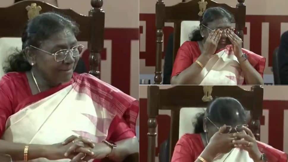 பிறந்தநாளில் தேம்பி தேம்பி அழுத திரௌபதி முர்மு! காரணம் என்ன? வைரலாகும் வீடியோ..