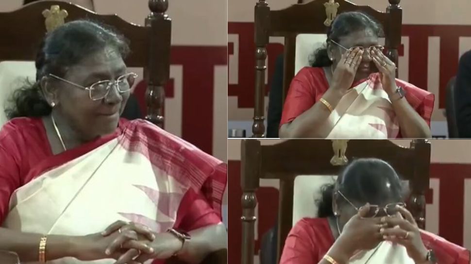 பிறந்தநாளில் தேம்பி தேம்பி அழுத திரௌபதி முர்மு! காரணம் என்ன? வைரலாகும் வீடியோ.. பிறந்தநாளில் தேம்பி தேம்பி அழுத திரௌபதி முர்மு! காரணம் என்ன? வைரலாகும் வீடியோ..