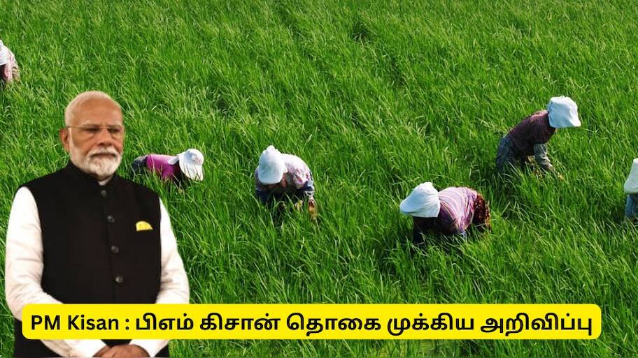 பிஎம் கிசான் 20வது தவணைத் தொகை : அரசின் முக்கிய அறிவிப்பு, இவர்களுக்கு கிடைக்காது