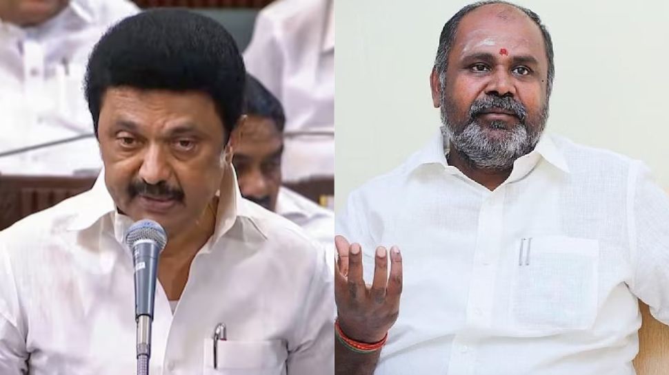 ஆட்சி அதிகாரத்திற்காக உரிமைகளை அடமானம் வைத்த அப்பா ஸ்டாலினே.. ஆர்பி உதயகுமார் கடும் தாக்கு! ஆட்சி அதிகாரத்திற்காக உரிமைகளை அடமானம் வைத்த அப்பா ஸ்டாலினே.. ஆர்பி உதயகுமார் கடும் தாக்கு!