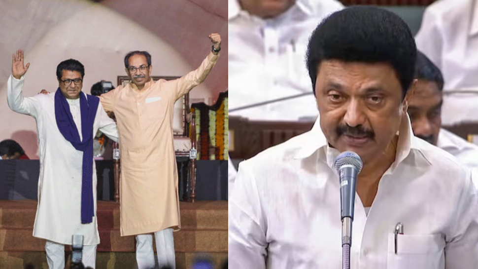 இந்தி திணிப்பு: பாராட்டிய ஸ்டாலின்... ஆனால் டக்குனு ஜகா வாங்கிய உத்தவ் தாக்கரே - என்ன மேட்டர்? இந்தி திணிப்பு: பாராட்டிய ஸ்டாலின்... ஆனால் டக்குனு ஜகா வாங்கிய உத்தவ் தாக்கரே - என்ன மேட்டர்?