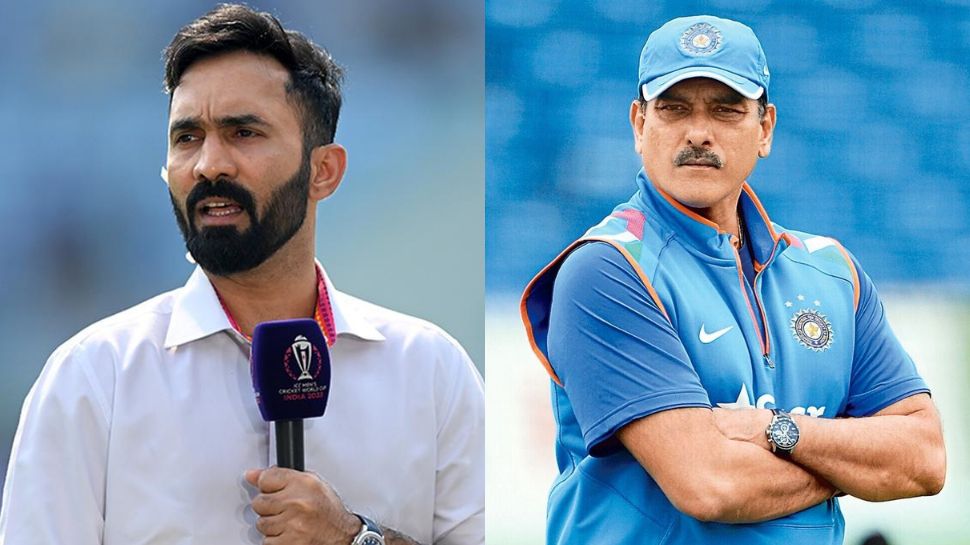 தினேஷ் கார்த்திக்கின் சோக கதை.. கடைசி டெஸ்ட் போட்டிக்கு முன் ரவி சாஸ்திரி சொன்ன பகீர்! தினேஷ் கார்த்திக்கின் சோக கதை.. கடைசி டெஸ்ட் போட்டிக்கு முன் ரவி சாஸ்திரி சொன்ன பகீர்!