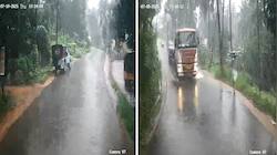 பேருந்தும் லாரியும் நேருக்கு நேர் மோதிய விபத்து தொடர்பான சிசிடிவி காட்சிகள் வைரல்