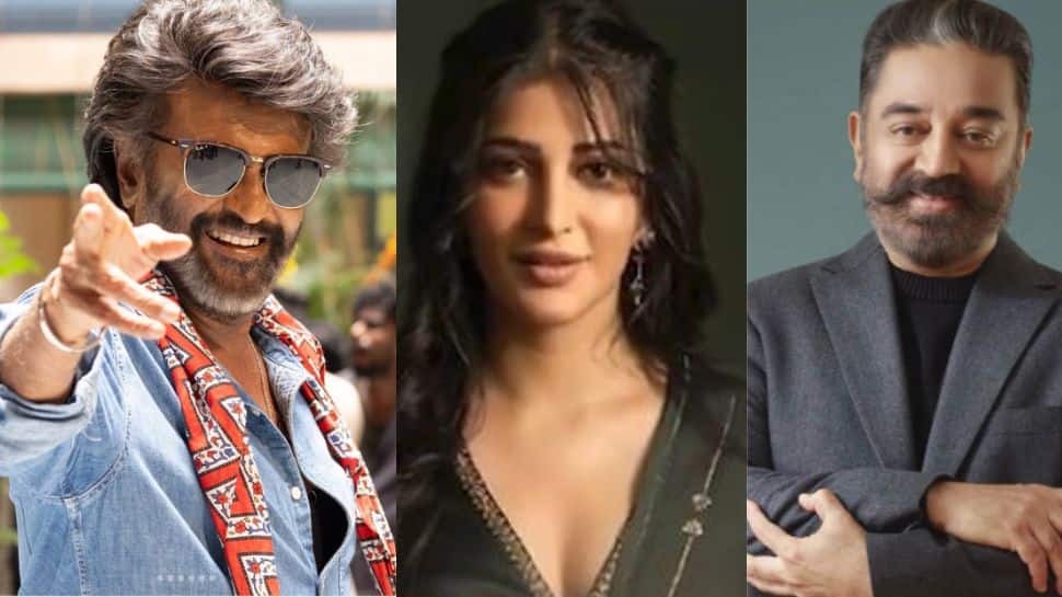 ரஜினியையும் கமலையும் ஒப்பிட்டு பேசிய ஸ்ருதி ஹாசன்! என்ன சொல்லியிருக்கிறார் தெரியுமா?