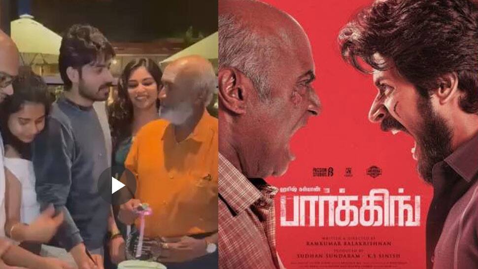பார்க்கிங் படம் பாணியில் மல்லுக்கட்டிய ஹரிஷ் - எம்.எஸ். பாஸ்கர்: வீடியோ வைரல்