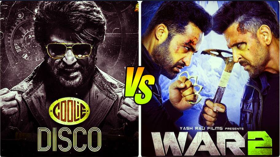 யுஎஸ்ஏ முன்பதிவு: வார் 2 படத்தை பின்னுக்கு தள்ளி டிக்கெட் புக்கிங்கில் முந்தும் கூலி படம்!