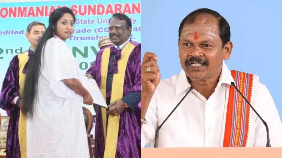 ஆளுநரை அவமதித்த பெண்ணின் பட்டத்தை ரத்து செய்ய வேண்டும்.. அர்ஜுன் சம்பத்! ஆளுநரை அவமதித்த பெண்ணின் பட்டத்தை ரத்து செய்ய வேண்டும்.. அர்ஜுன் சம்பத்!