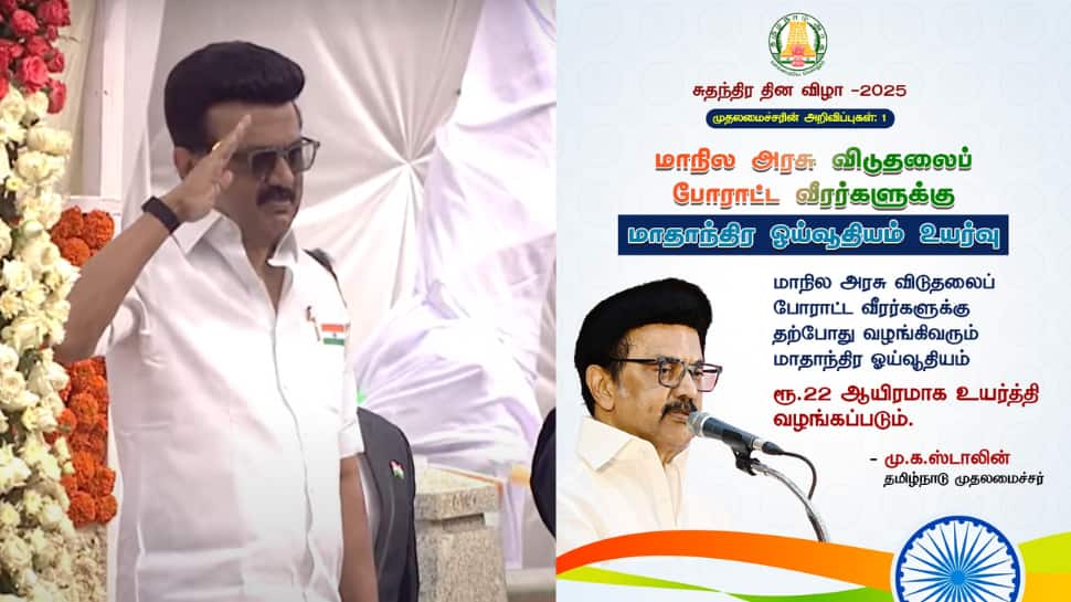 TN CM MK Stalin Important 9 Announcements In 79th Independence Day ...