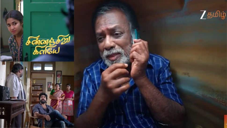 காலில் விழுந்த இந்து... கர்ணா செய்தது என்ன? - சின்னஞ்சிறு கிளியே இன்றைய எபிசோட் அப்டேட்!