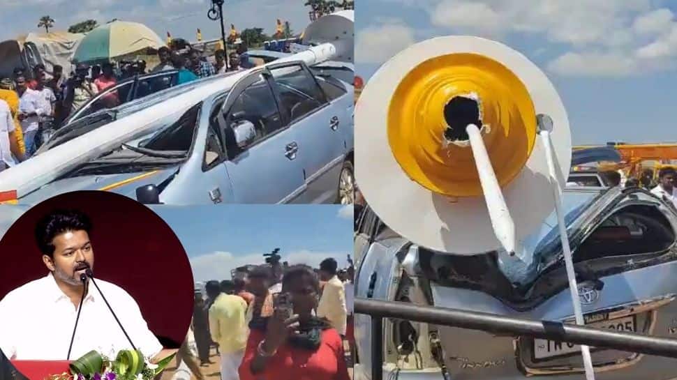  தவெக மாநாட்டில் பரபரப்பு! சரிந்து விழுந்த 100 அடி கொடுக்கம்பம்..யாருக்கு என்ன ஆச்சு?