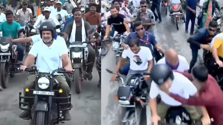 Video: ராகுல் காந்தியை இருக்கி அணைச்சு... தொண்டருக்கு கன்னத்தில் பளார்!