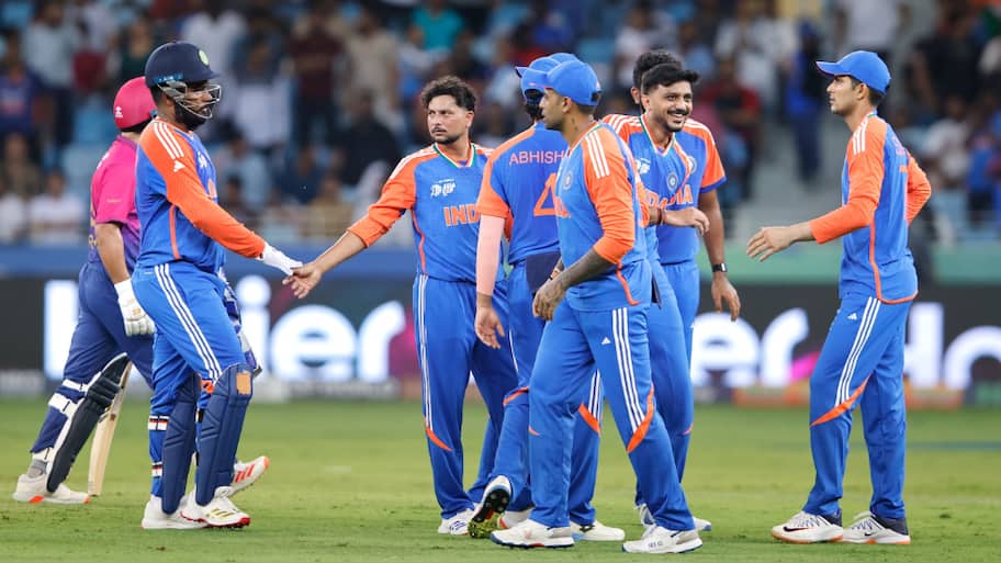 UAE அணியை ஊதித்தள்ளிய இந்தியா... குல்தீப், தூபே மிரட்டல் பந்துவீச்சு!
