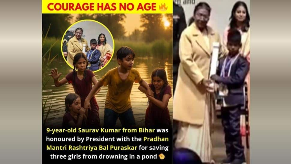 துணிச்சலாக 3 சிறுமிகளை மூழ்காமல் காப்பாற்றிய சிறுவன்! சிறுவனின் நிலை என்ன தெரியுமா?