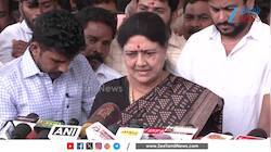 கூட்ட நெரிசலுக்கு போலீசாரின் மெத்தனப் போக்கே காரணம்: சசிகலா குற்றச்சாட்டு