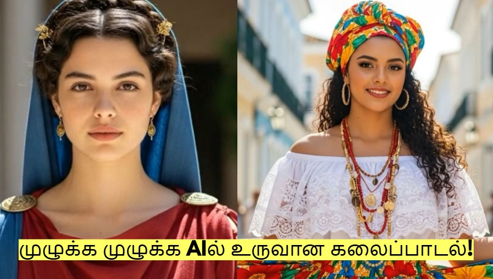 முழுக்க முழுக்க AIல் உருவான கலைப்பாடல்! இணையத்தில் வைரல்! முழுக்க முழுக்க AIல் உருவான கலைப்பாடல்! இணையத்தில் வைரல்!