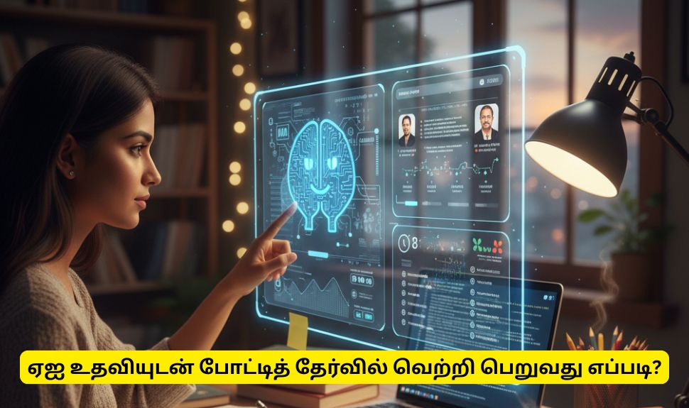 AI உதவியுடன் போட்டித் தேர்வுகளில் வெற்றி பெறுவது எப்படி? முழு விவரம் AI உதவியுடன் போட்டித் தேர்வுகளில் வெற்றி பெறுவது எப்படி? முழு விவரம்