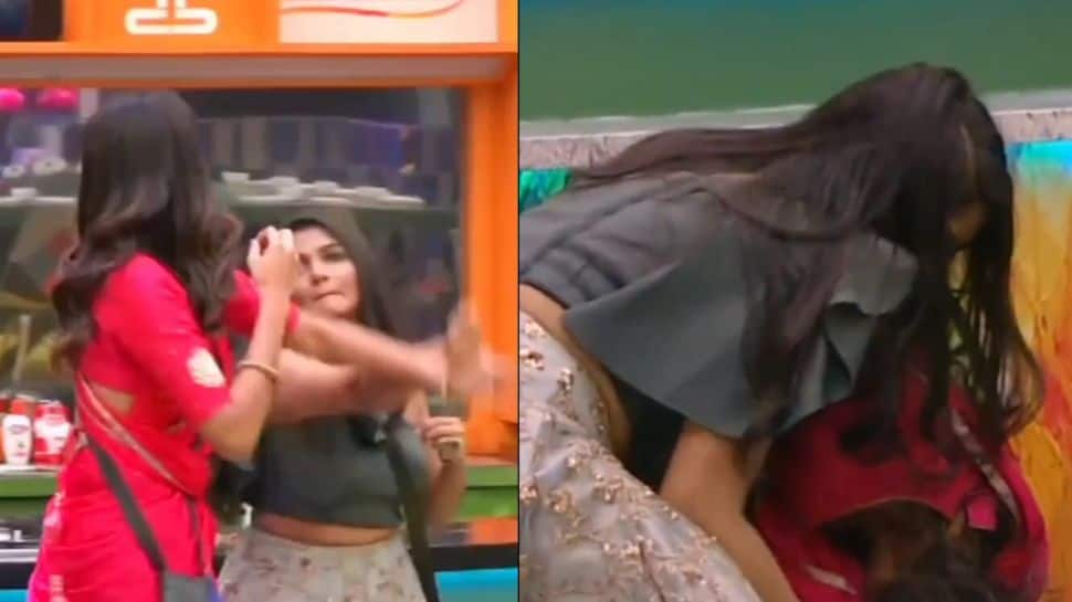 பிக் பாஸில் முடியை பிடித்து இழுத்து, அடித்துக்கொண்ட பிரபலங்கள்! வைரல் வீடியோ..