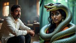 இரவில் நாகினியாக மாறும் மனைவி..கணவர் கொடுத்த பகீர் புகார்!